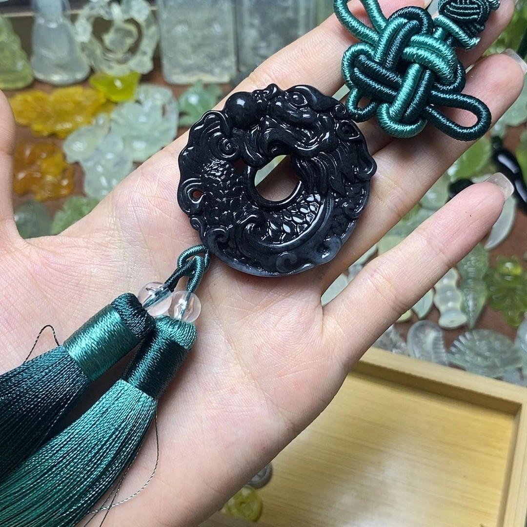 蛇纹石玉未镶嵌项链