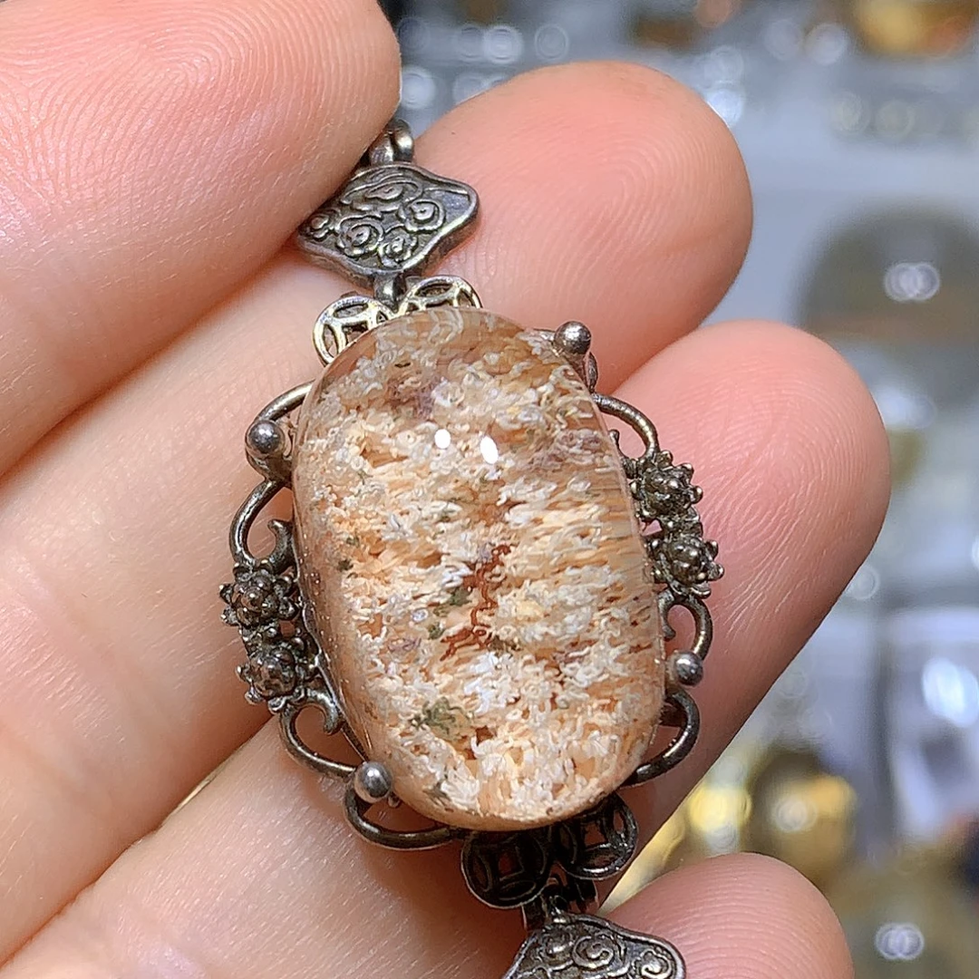 银S925镶嵌珠宝半成品水晶定制款手链