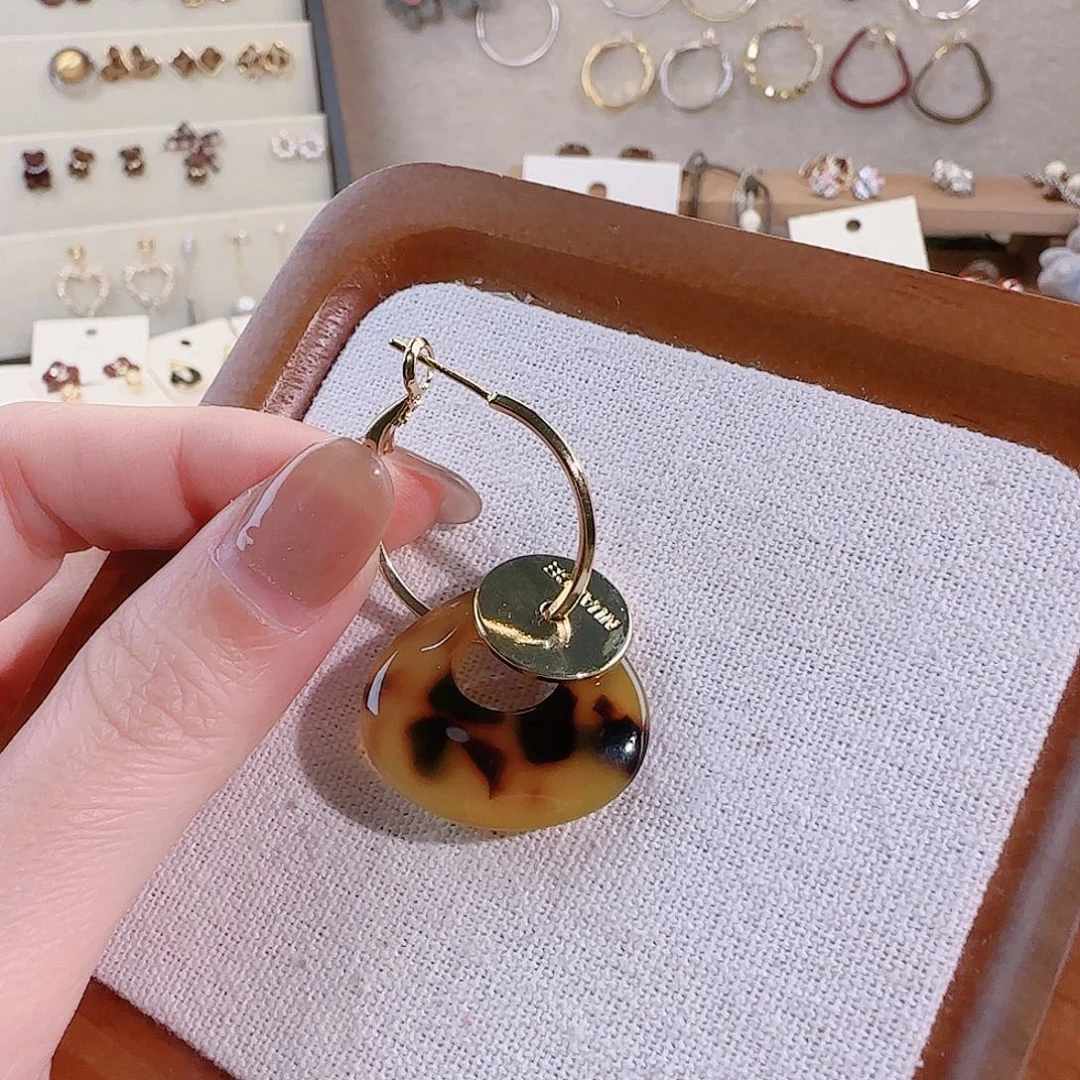 仿珍珠铜合金925银耳圈