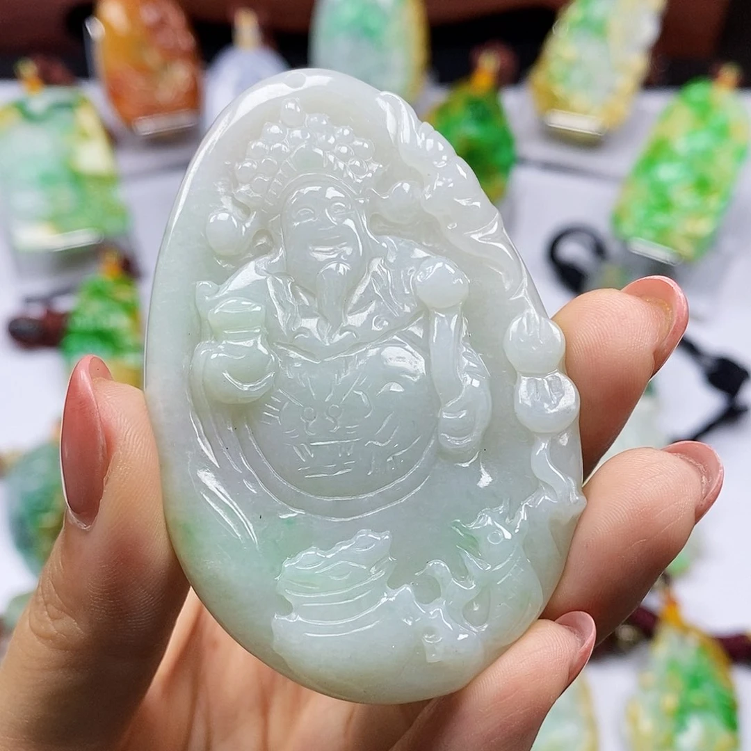 颈饰未镶嵌翡翠天然翡翠A货