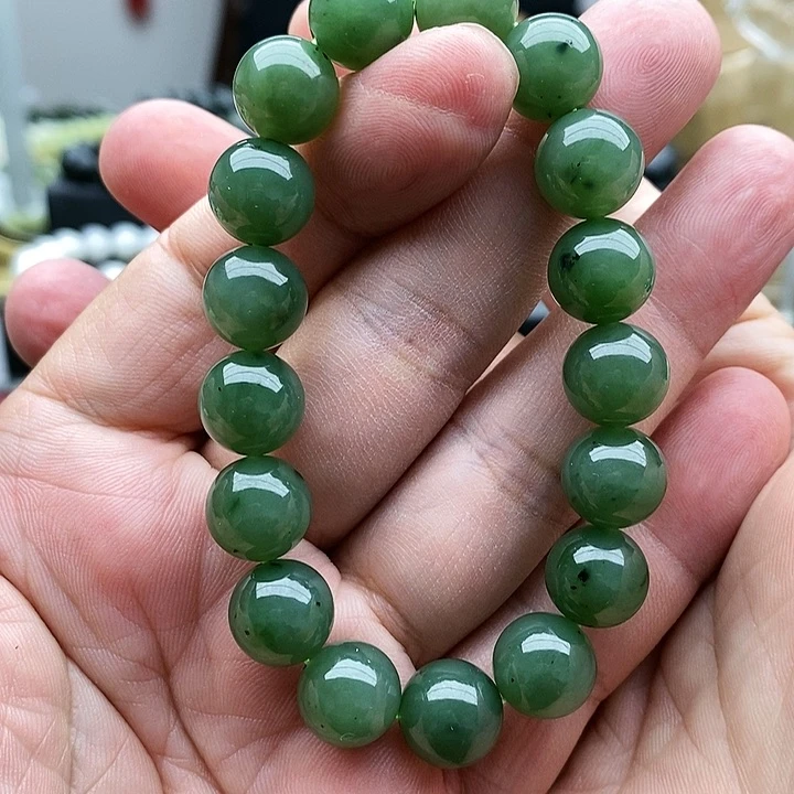 【闪购商品】未镶嵌手串和田玉碧玉12