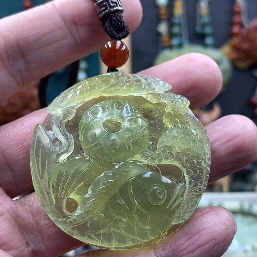 【闪购商品】未镶嵌蛇纹石玉吊坠