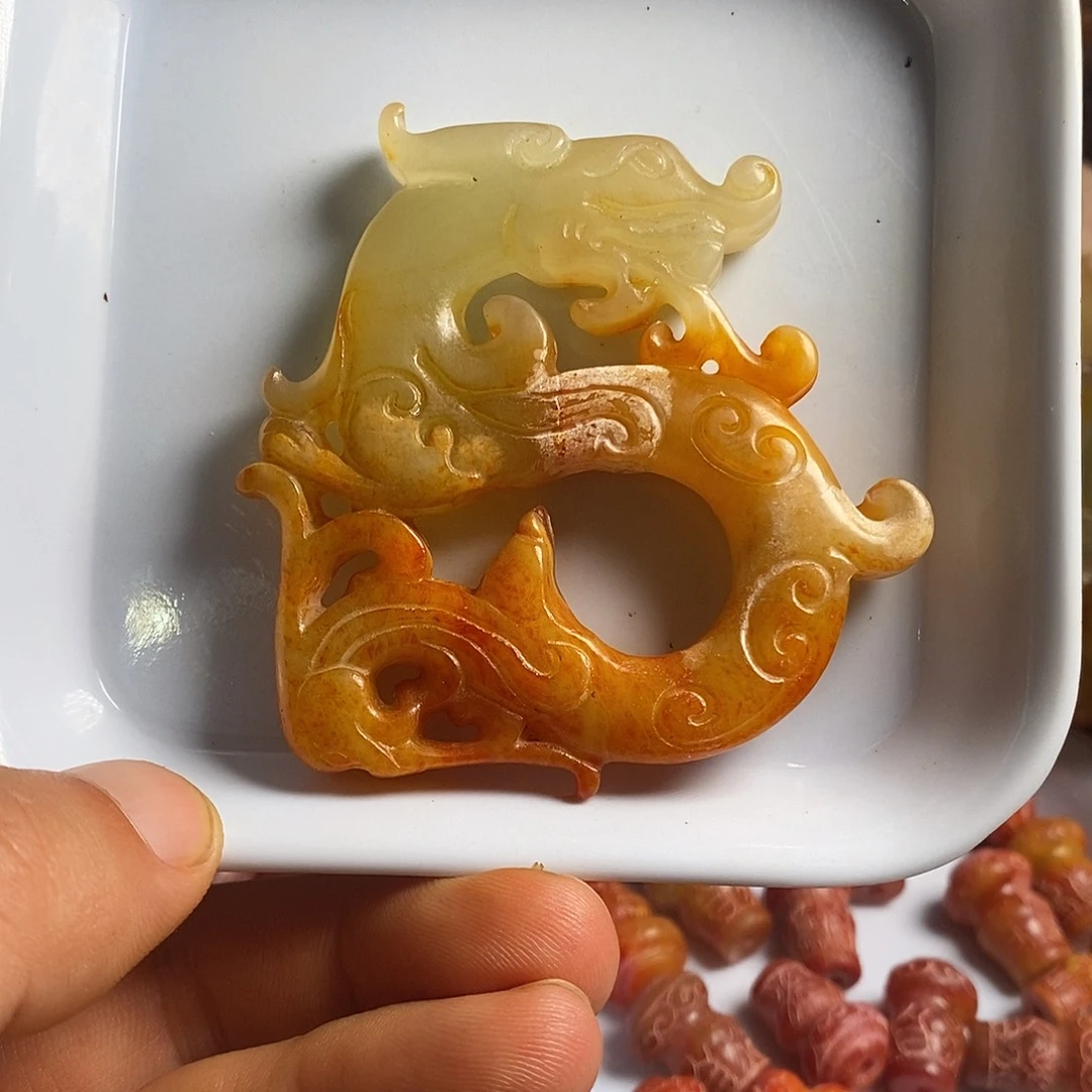 岫岩老玉（透闪石质玉）未镶嵌挂件