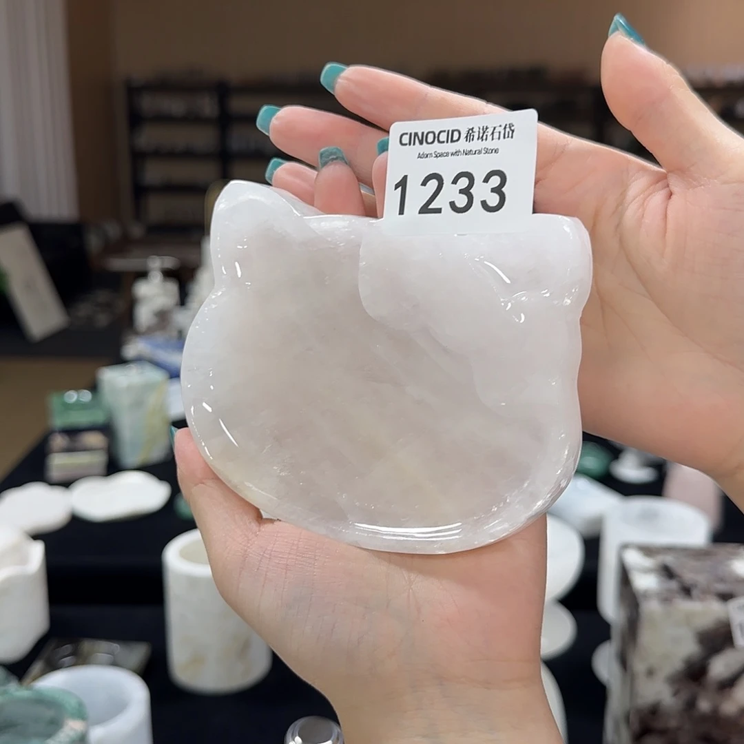 石材1233白水晶小猫福利
