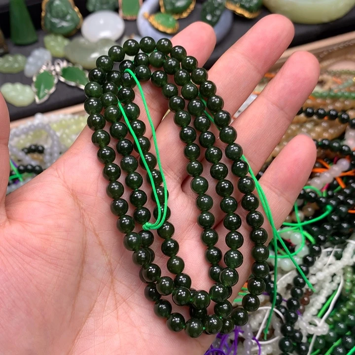 和田玉未镶嵌手链41