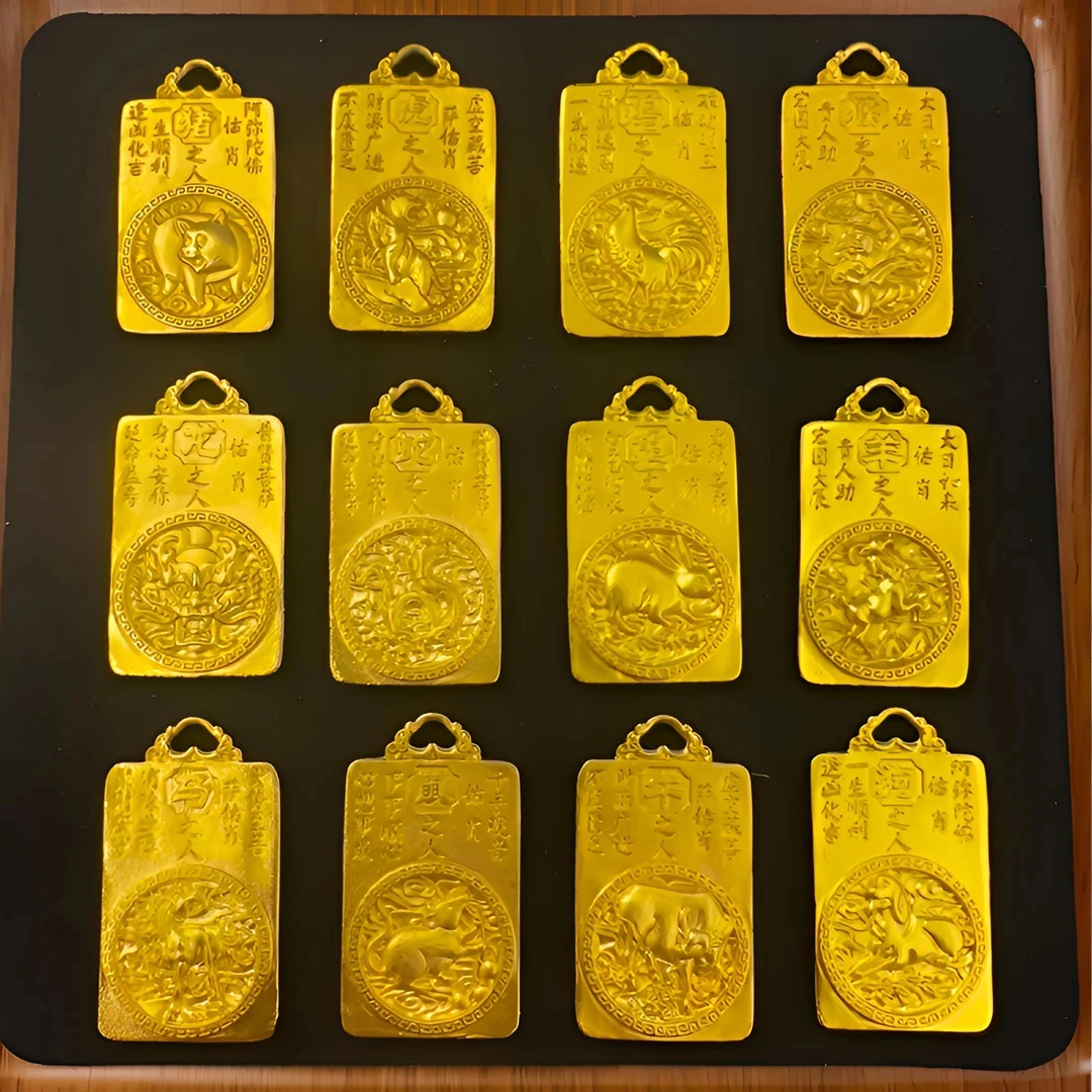 合金吊坠 合金吊坠 合金吊坠十二生肖八大守护神本命年吊坠吊坠