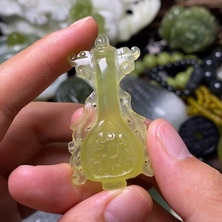 未镶嵌岫玉岫玉颈饰
