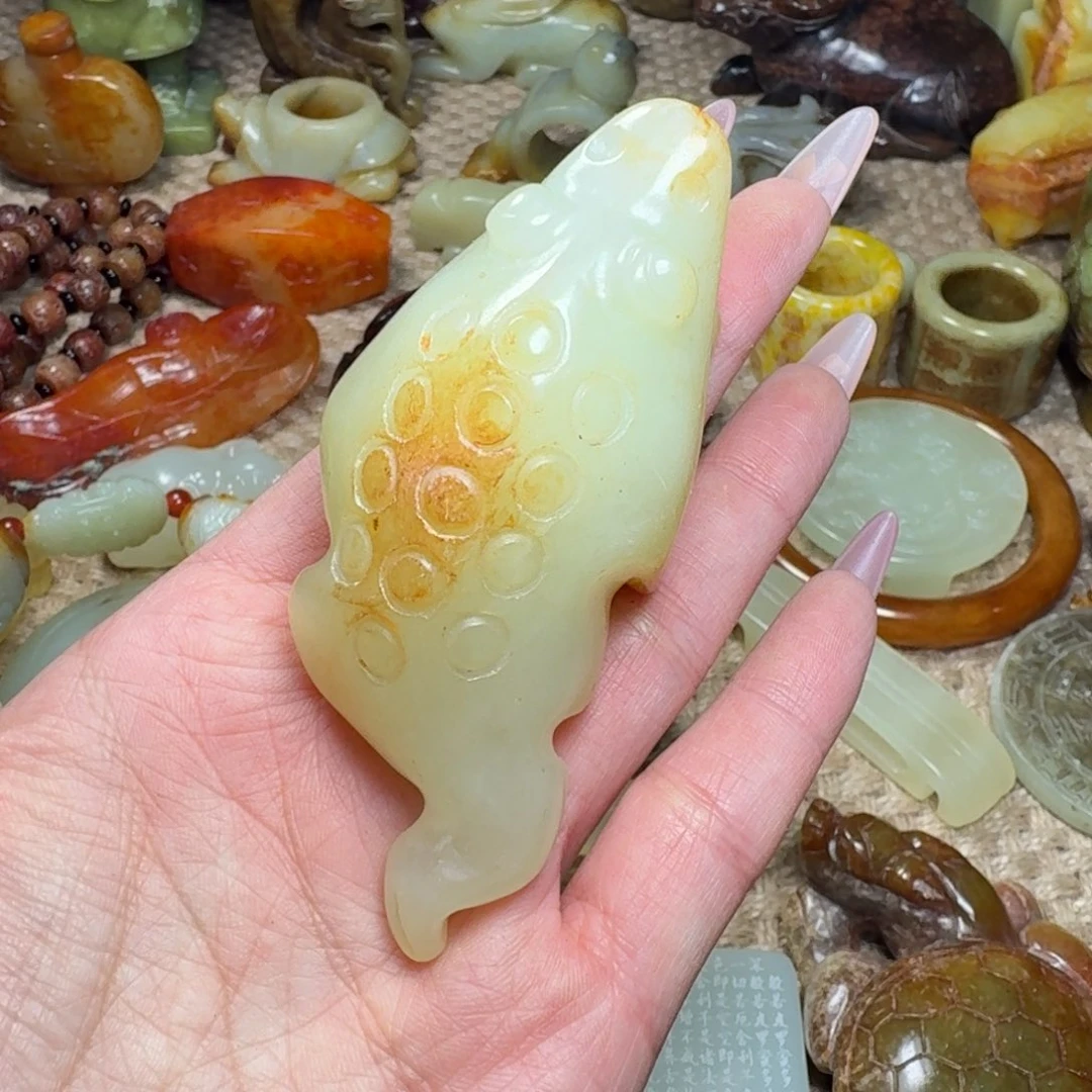 白玉菩提吊坠挂件