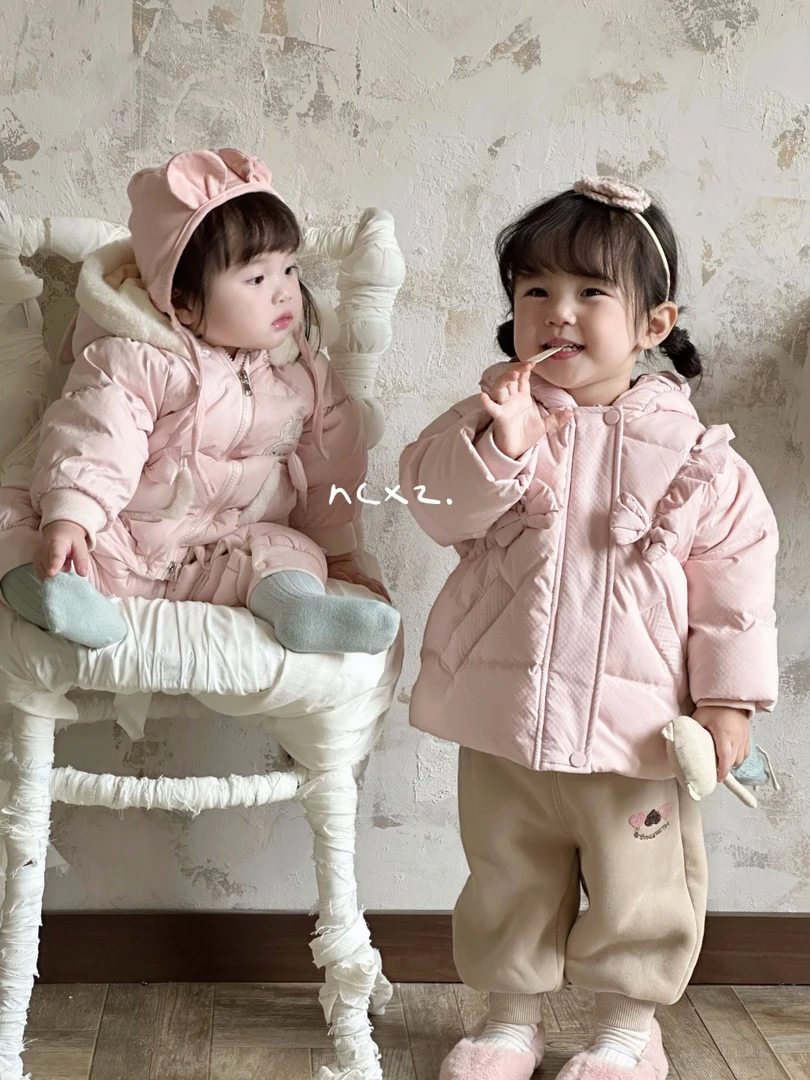奶茶小猪宝宝2024中厚型羽绒服嘎嘎服(年末清no退no换不退差价)
