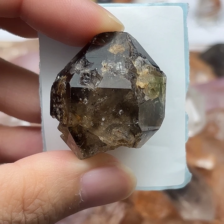 水晶颈饰未镶嵌茶闪灵钻33mm+