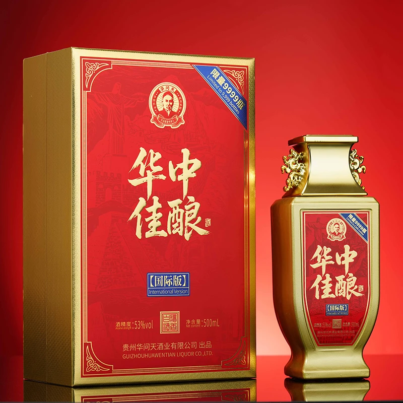 华问天·华中佳酿 高品质酱香型白酒53度500ml*1瓶