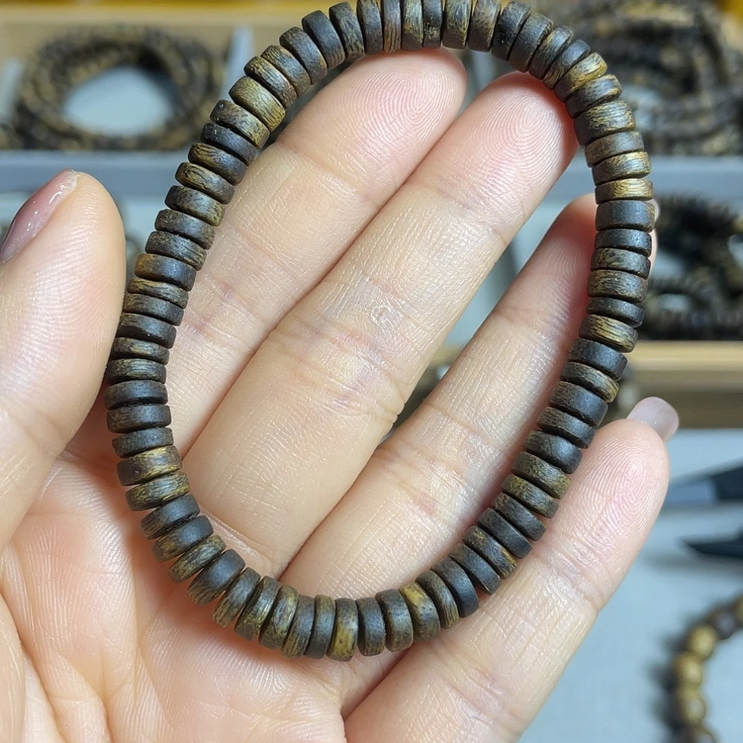 沉香沉香碎屑棋楠沉香老料单圈厚片沉水级花香韵