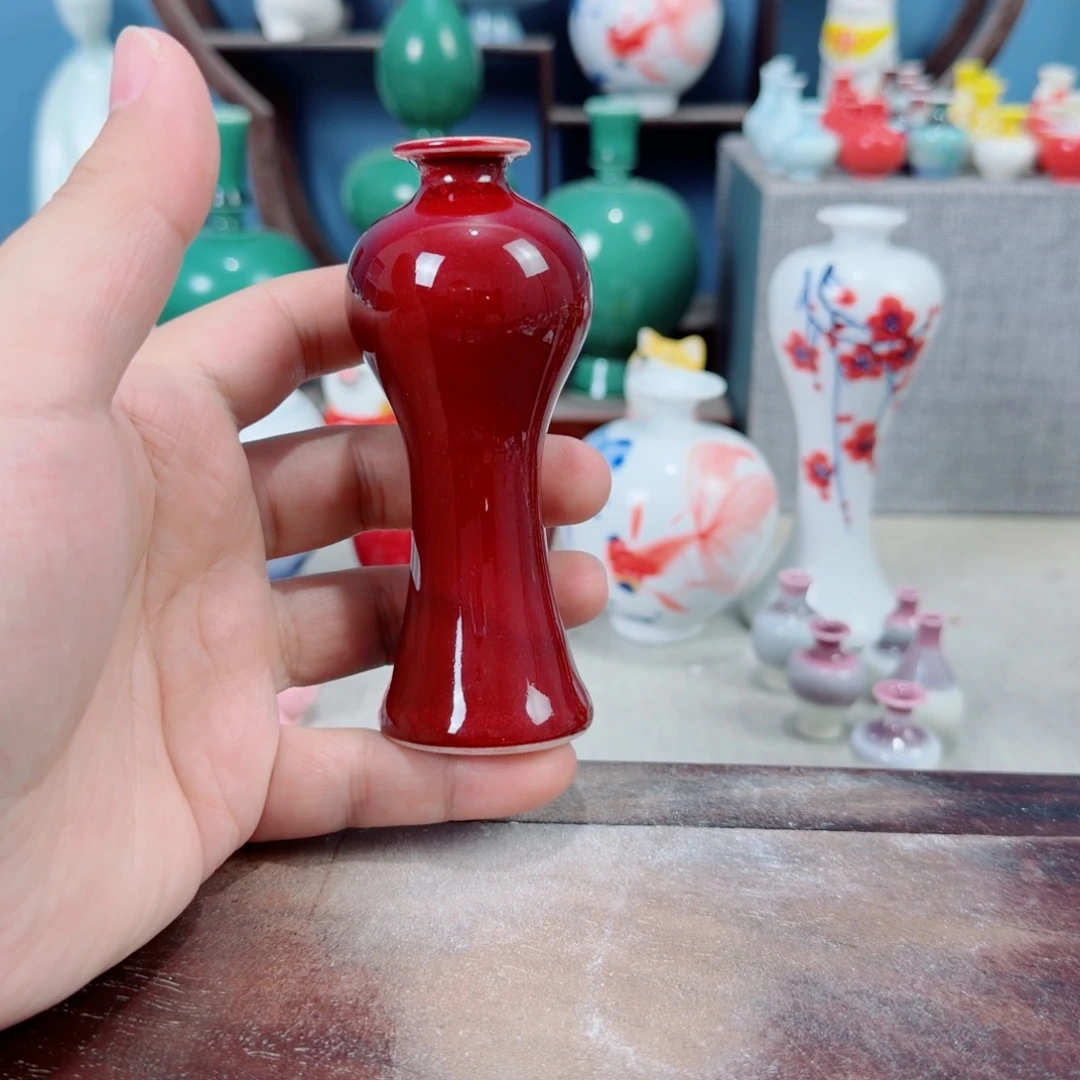 陶瓷手工小花器摆件