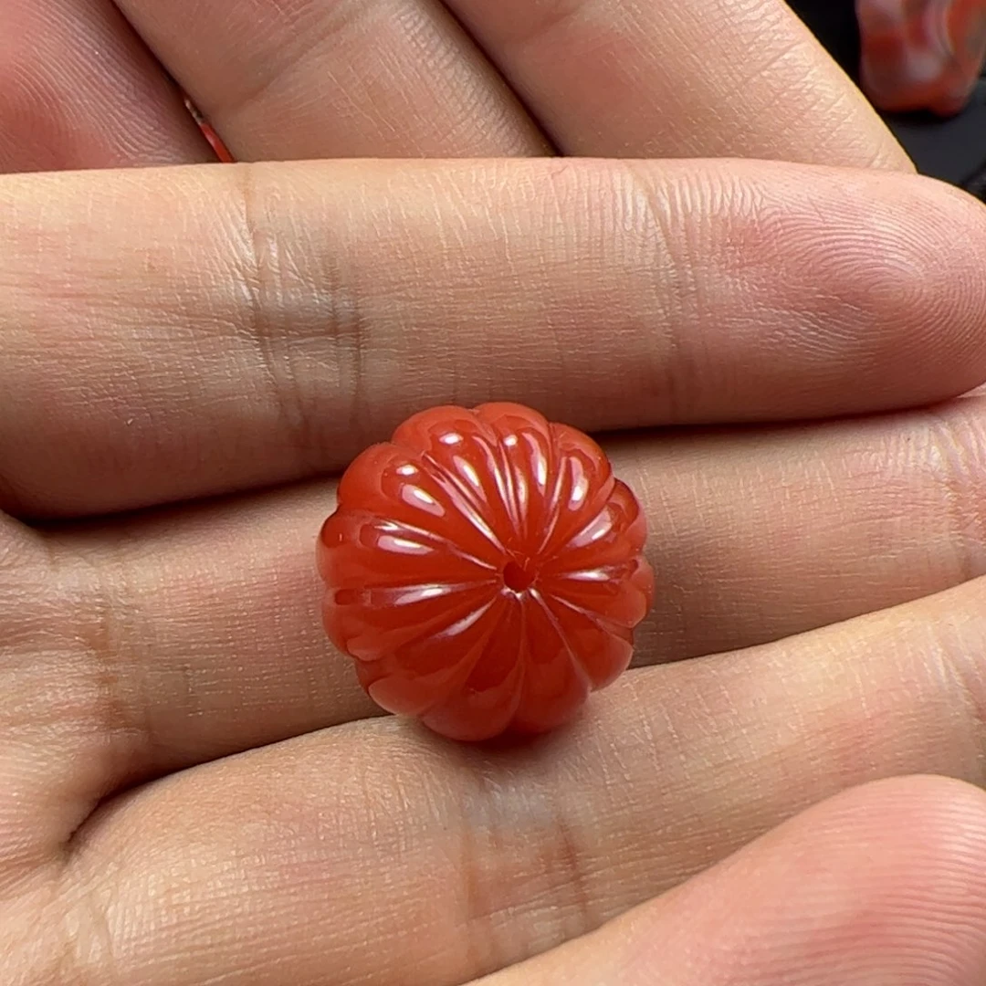 未镶嵌瓜珠南红玛瑙