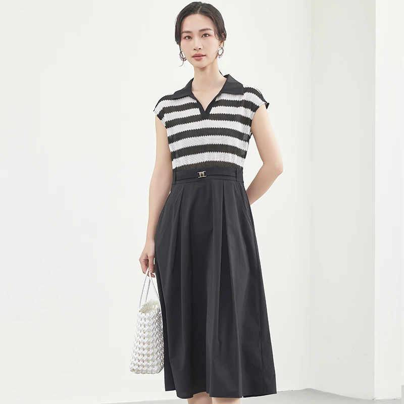 【品牌折扣】佳人苑连衣裙夏季新款J429072