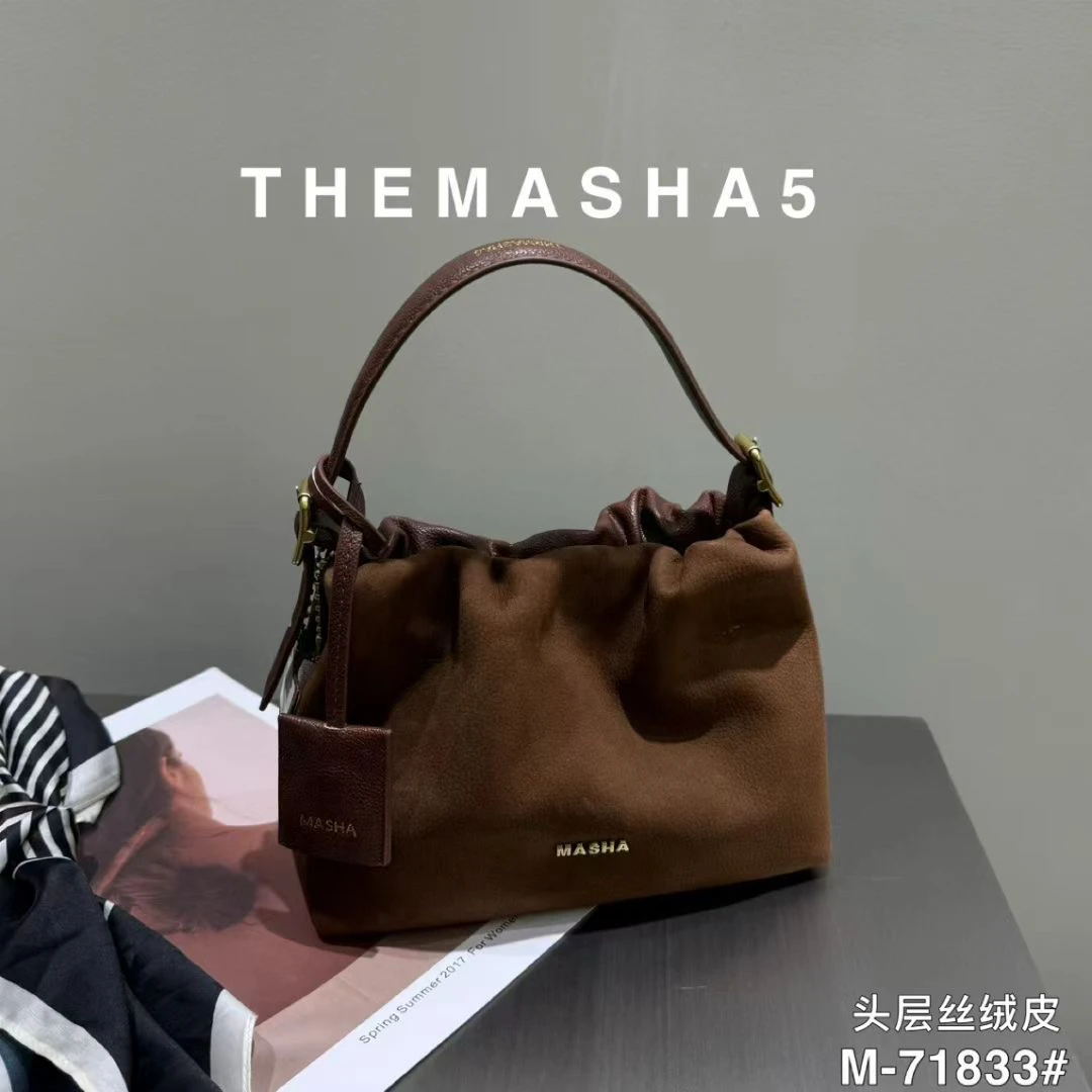 轻奢时尚百搭的女士缩口福袋云朵轻便的手提斜挎女士包包