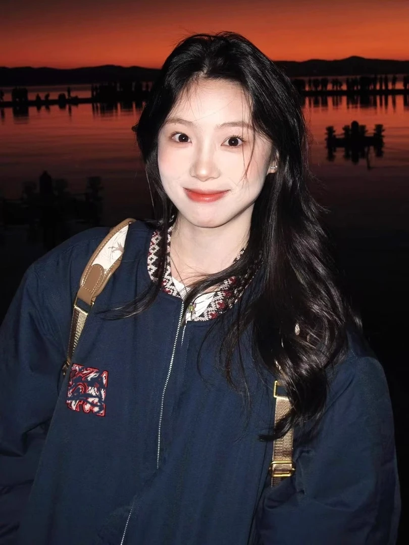 日系复古拼接加厚夹棉情侣棒球服外套男女冬季新款保暖夹克棉服