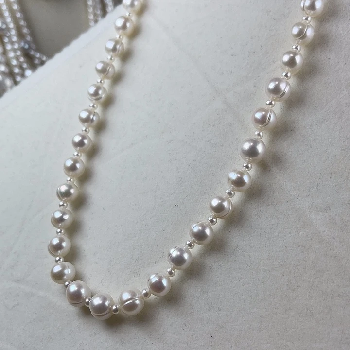 淡水珍珠未镶嵌颈饰