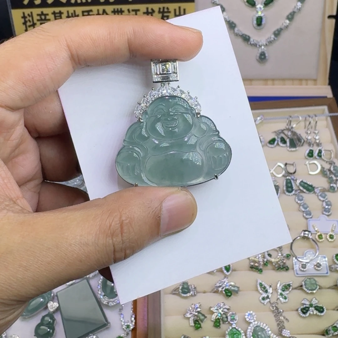 翡翠未镶嵌挂件546