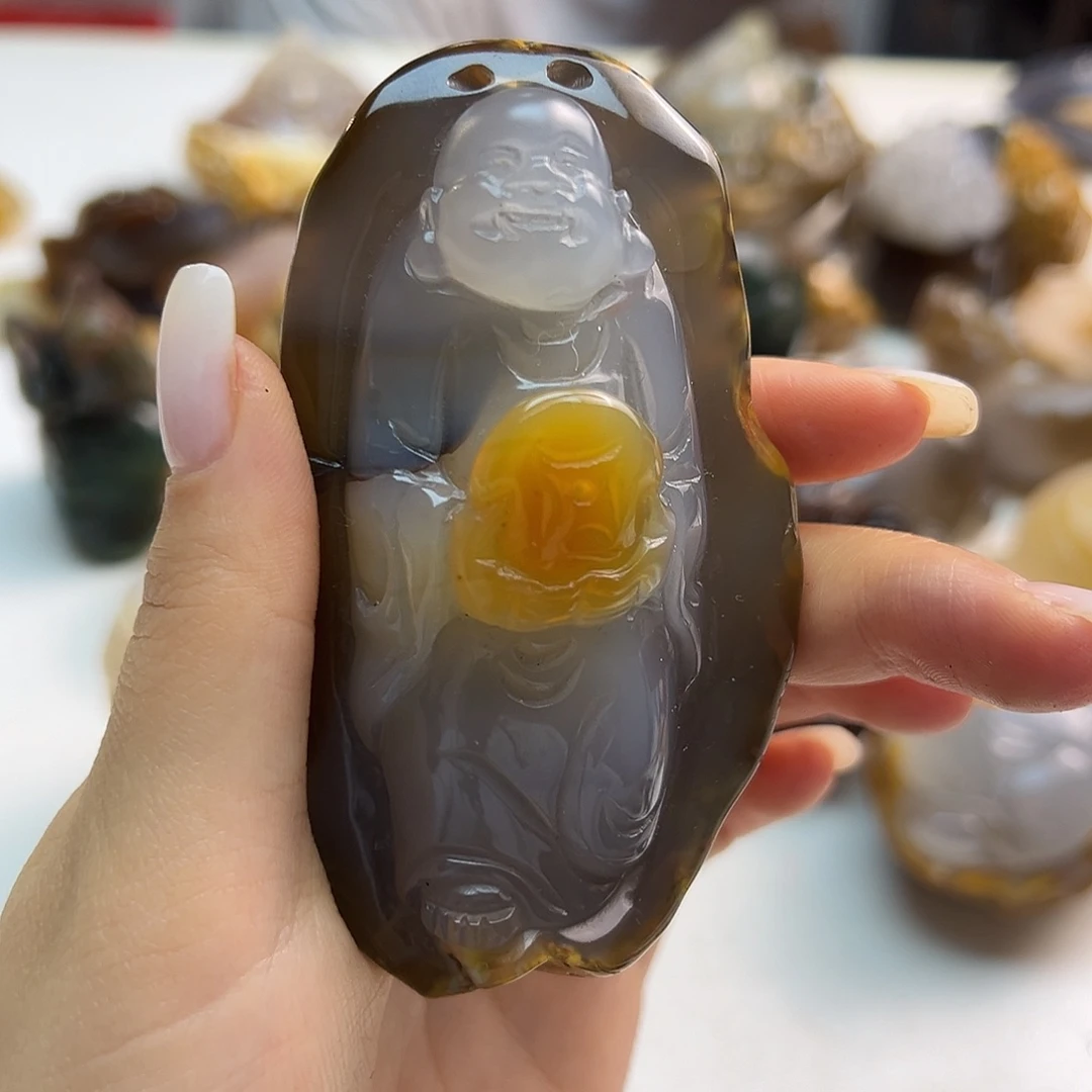 玛瑙/玉髓未镶嵌颈饰