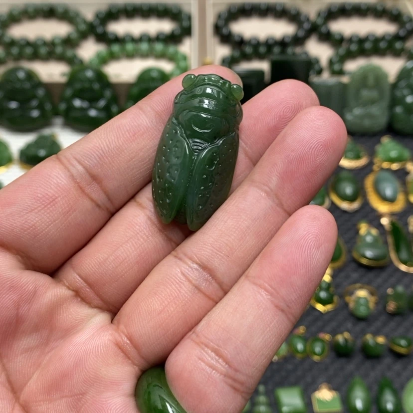 【闪购商品】和田玉（碧玉）未镶嵌颈饰