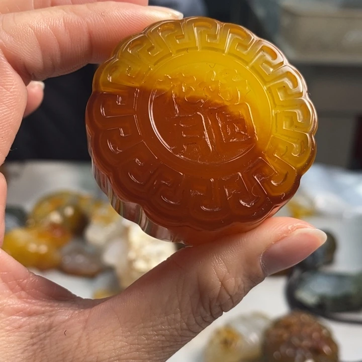 玛瑙/玉髓吊坠(不含链)未镶嵌