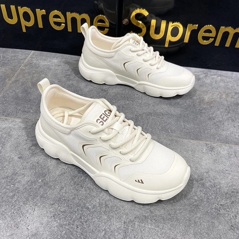 【米格格女鞋】夏季2025网鞋透气休闲阿甘小白鞋韩版ins百搭运动潮