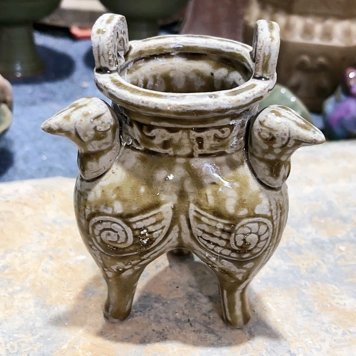 瓦当摆件摆件茶桌茶台陶瓷