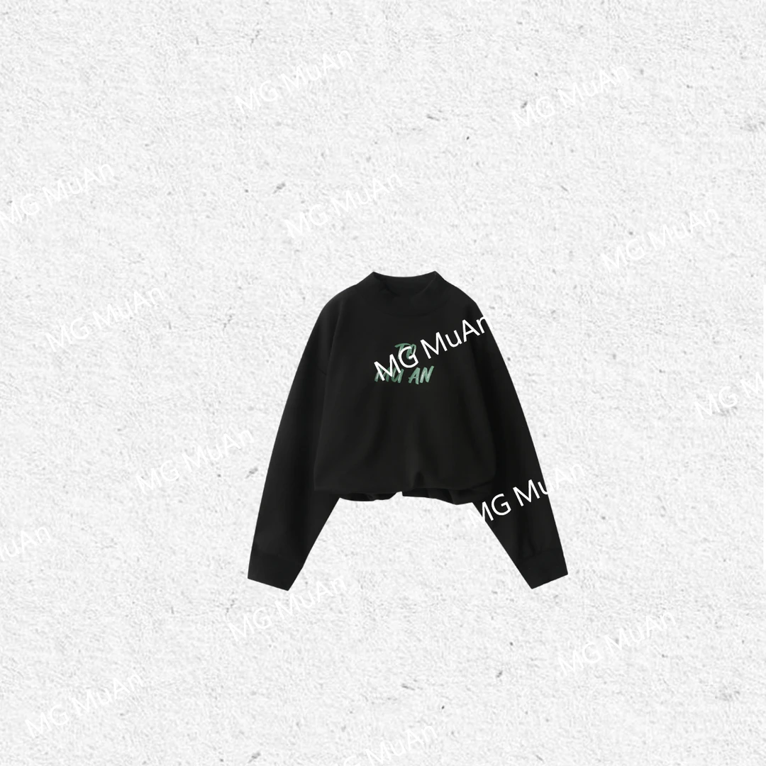 木岸MUAN：《轻时髦卫衣》“时髦精系列”定制长袖卫衣上衣女DG3-8876