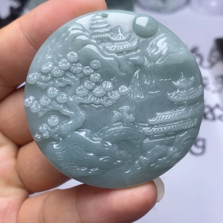 颈饰未镶嵌翡翠翡翠