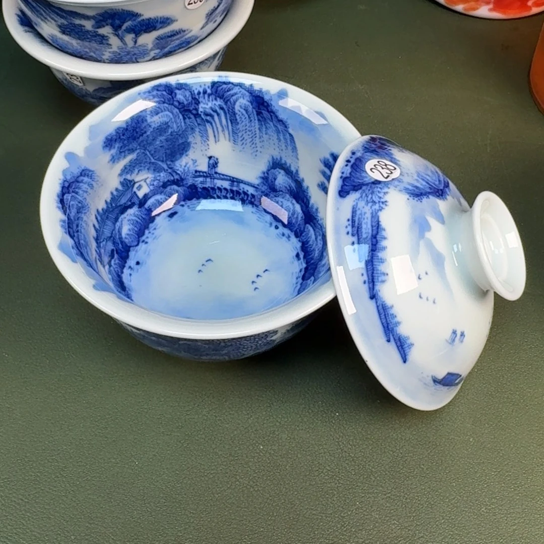 陶景德镇纯手绘茶具圆圆238