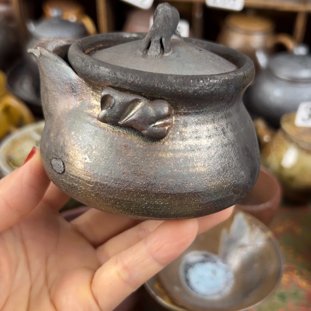 柴烧茶器柴烧茶器主人宝瓶微瑕