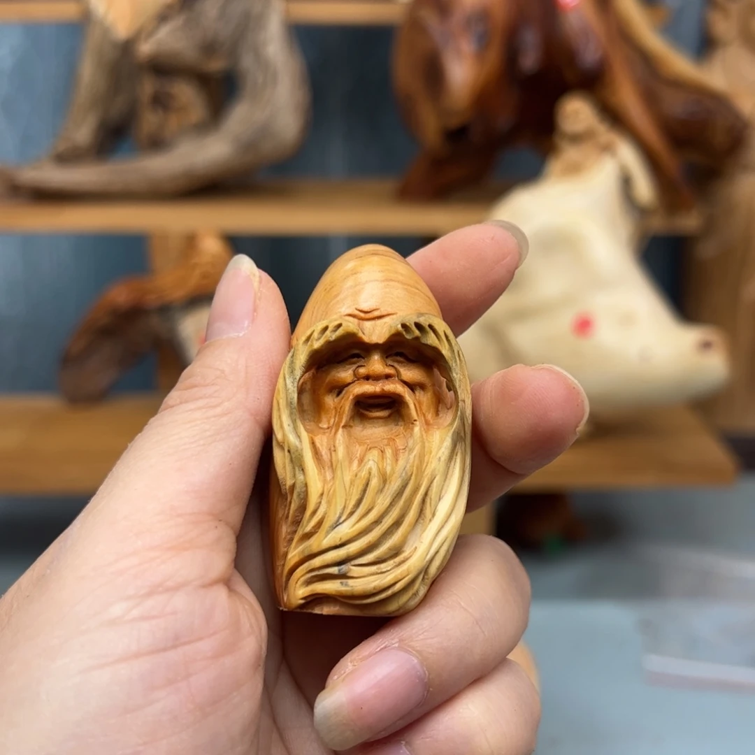 柏木崖柏木摆件手把件