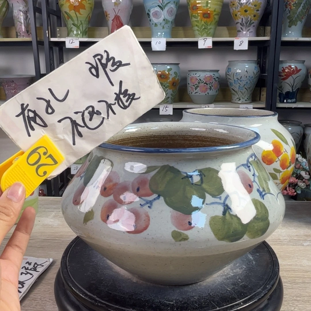 罐1tc景德镇陶瓷花盆