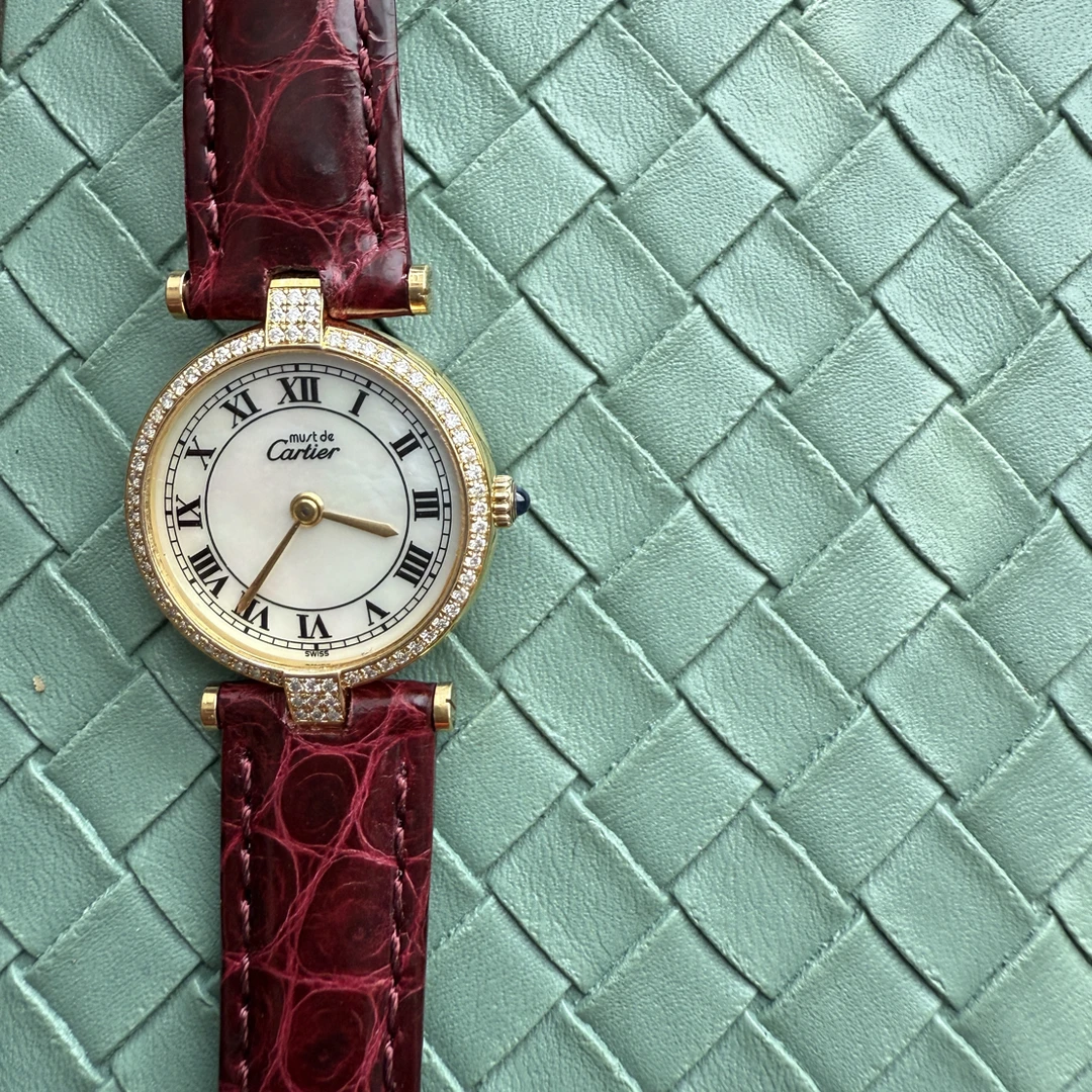 95新 Cartier/卡地亚 卡地亚石英女表 s