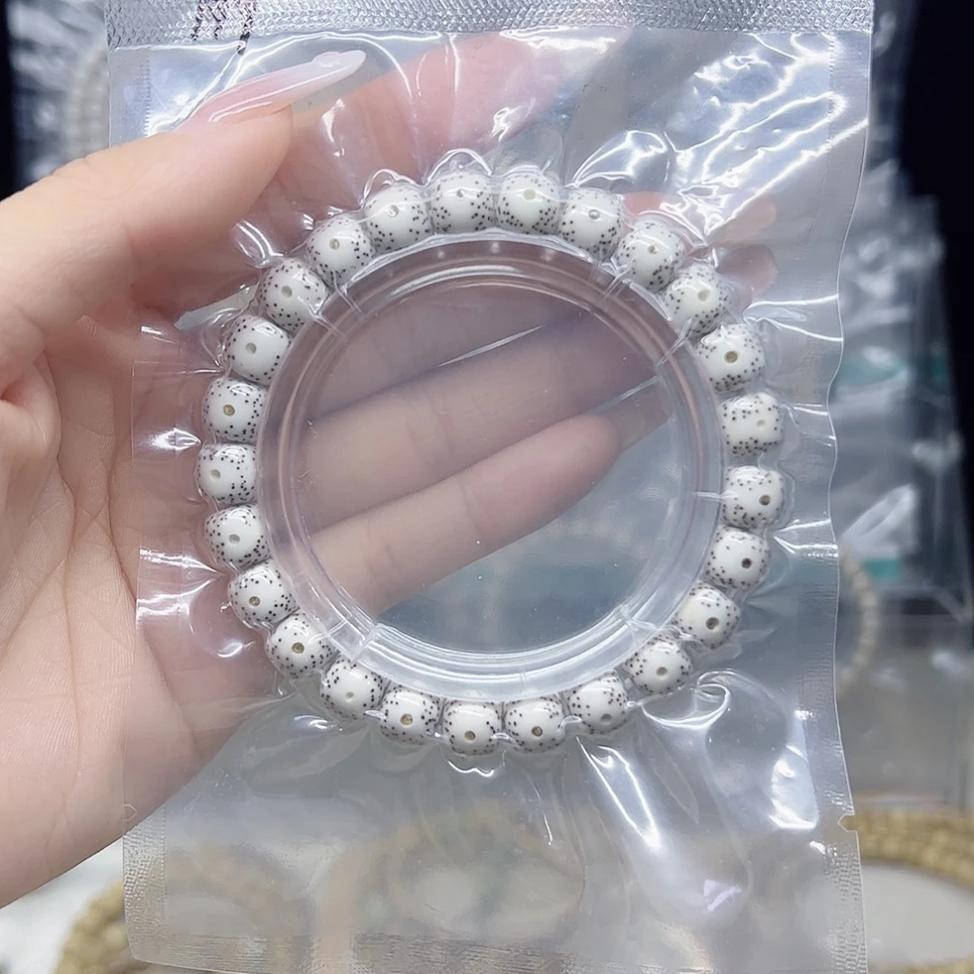 星月菩提手串原白9*8大眼睛