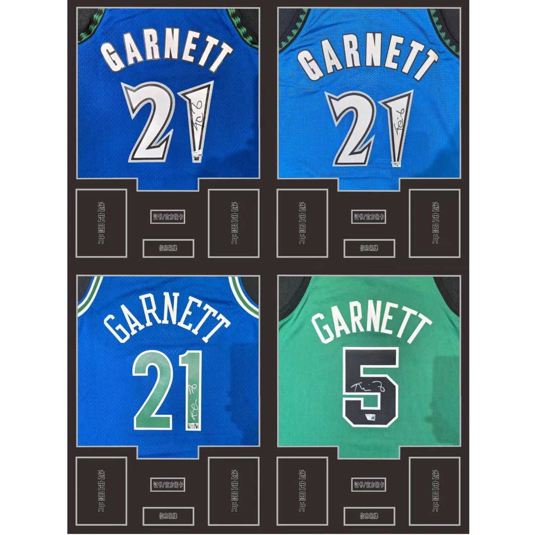 TIPTOP亲签】加内特 21/5号 亲签球衣 证书FA