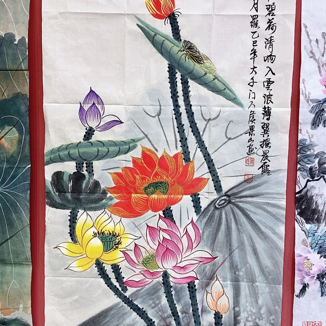 国画大风堂嫡传-侯果山老师作品路