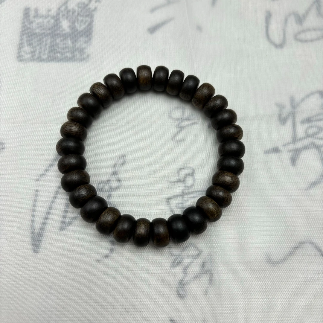 DZM018 沉香算盘珠手串尺寸约10mm 多样性发一件