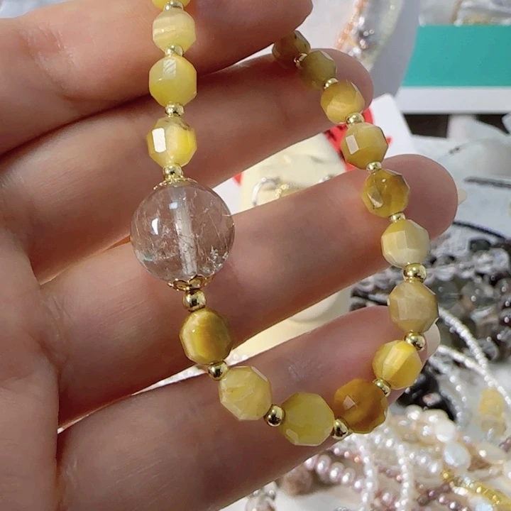 水晶手链未镶嵌12.2兔毛款式链