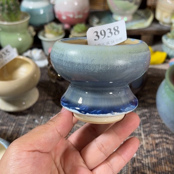 口6 手工花盆满30包邮