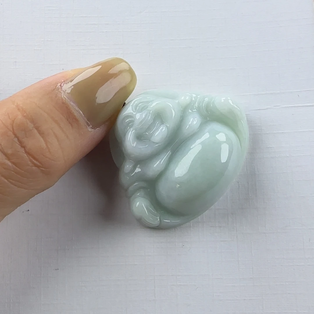 雪***梅翡翠未镶嵌颈饰佛公