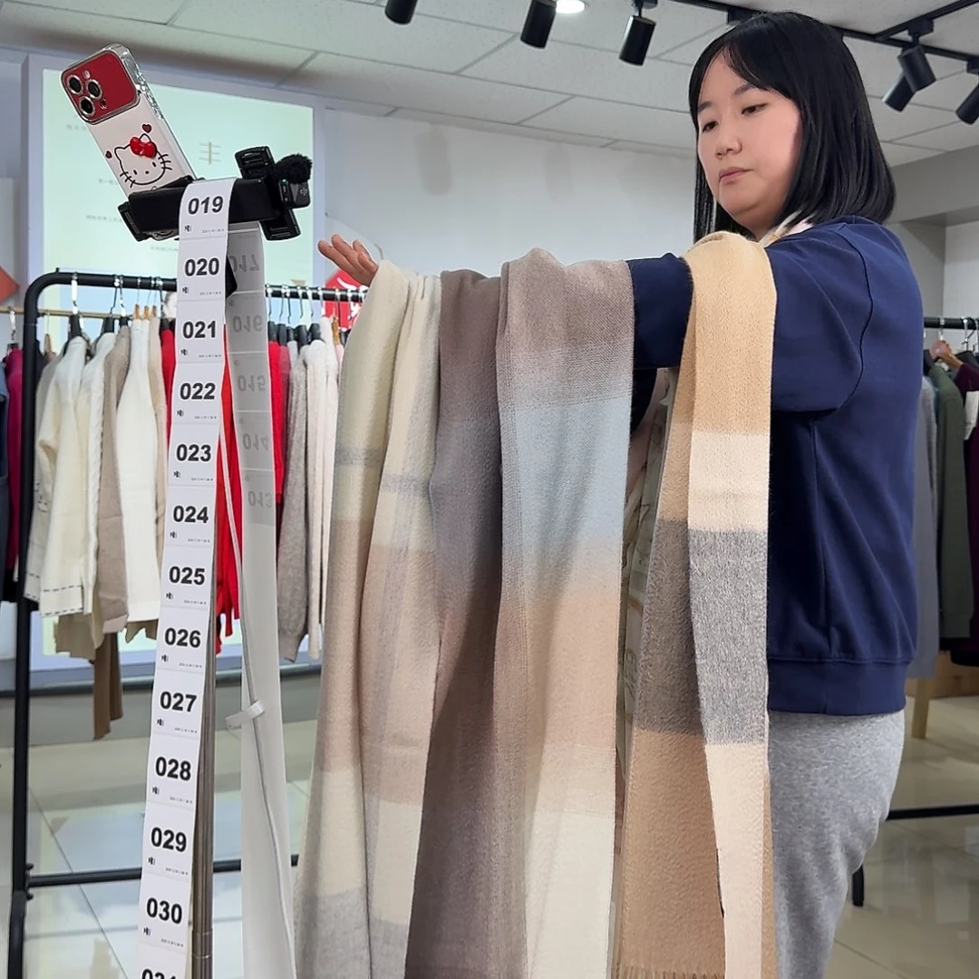 山羊绒纯羊绒保暖围巾4条013