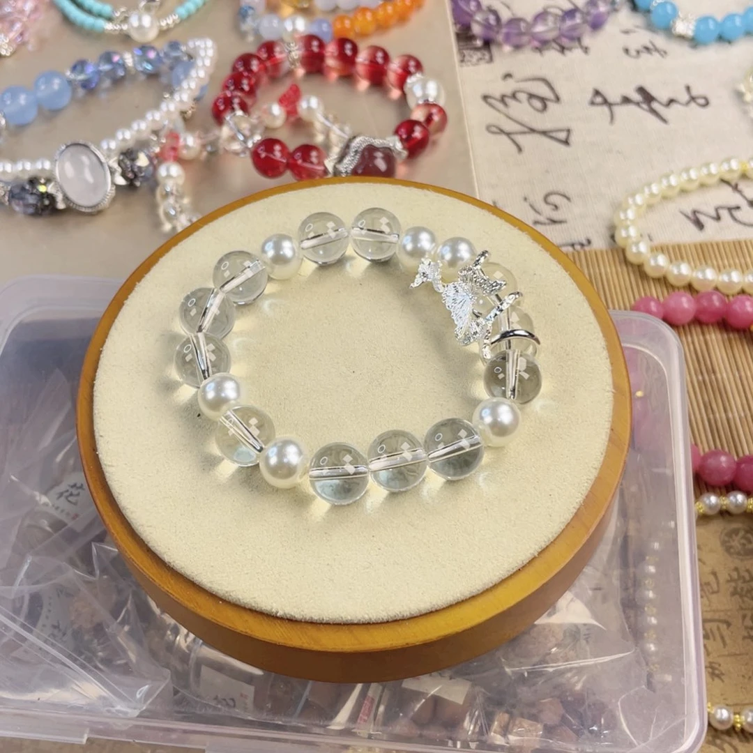 针钠钙石手饰银S925镀金镶嵌