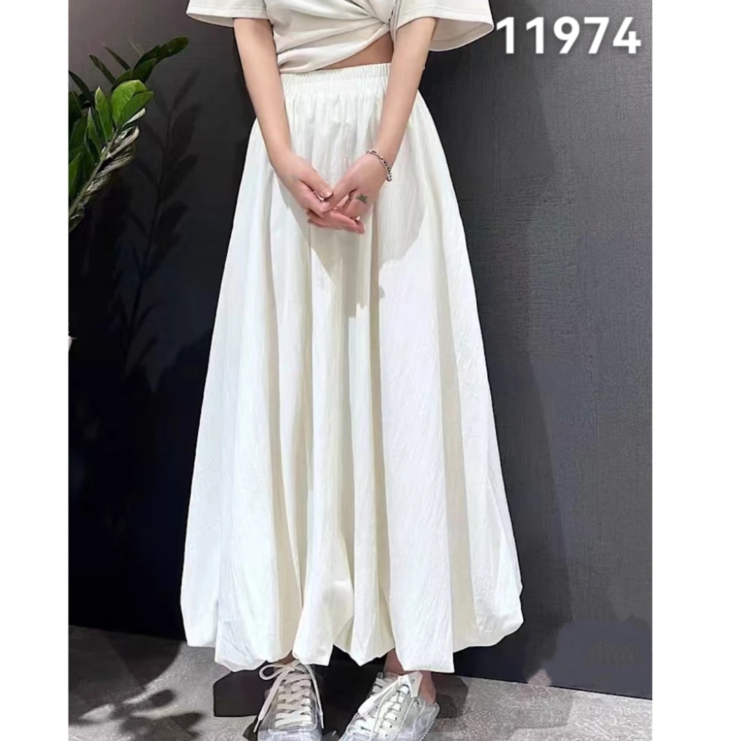 11974  SANFAN  新款A版花苞半裙