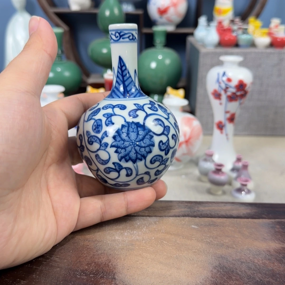 陶瓷手工小花器摆件