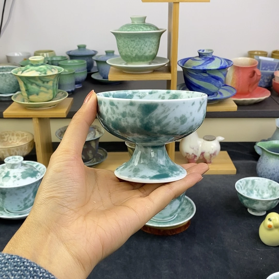 景德镇高温陶瓷高脚杯87