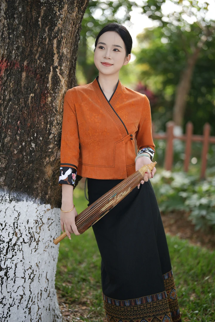 玉家人曼瑰丽-套装百搭时尚网红复古文艺中国风民族风中式