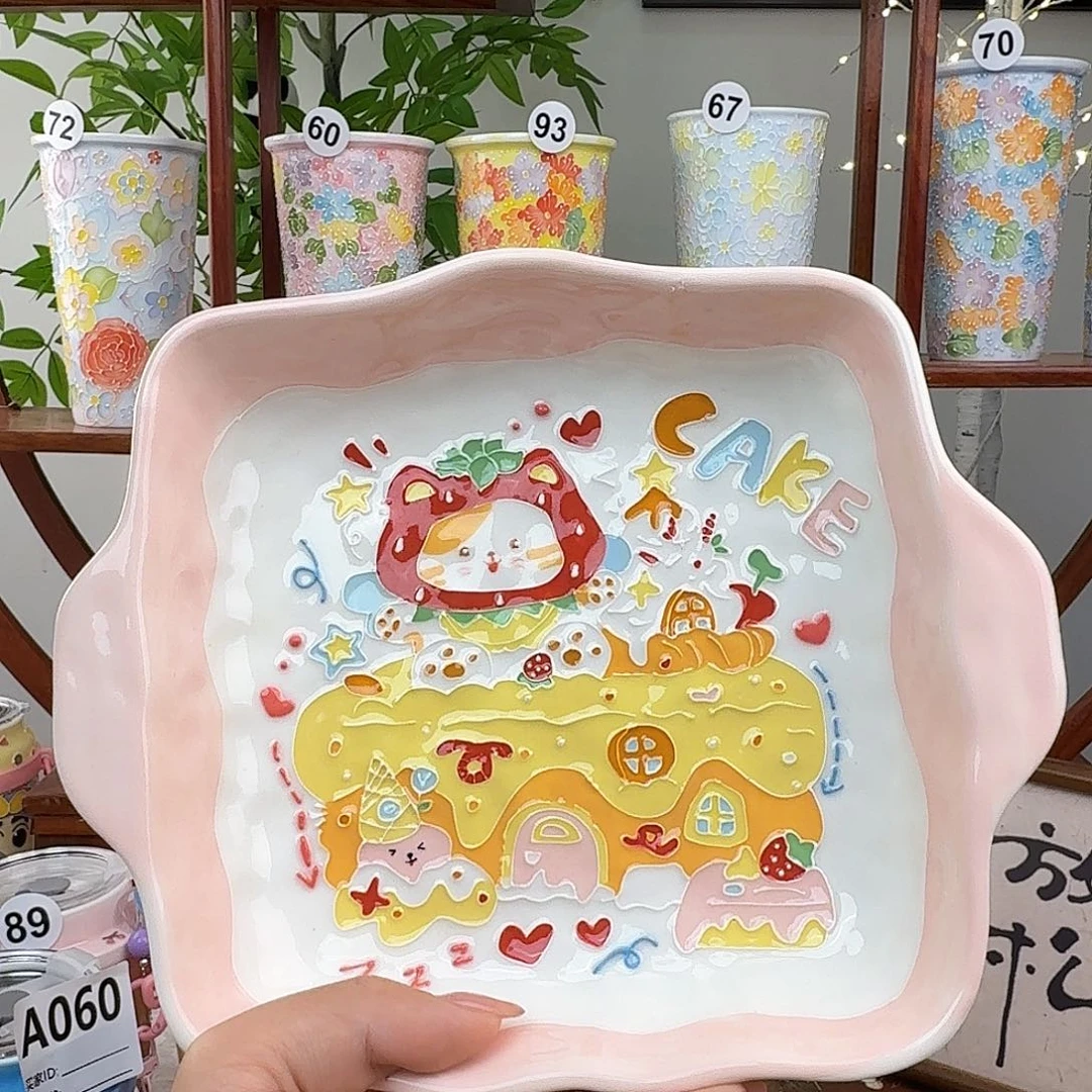 S41景德镇手绘高温釉下彩