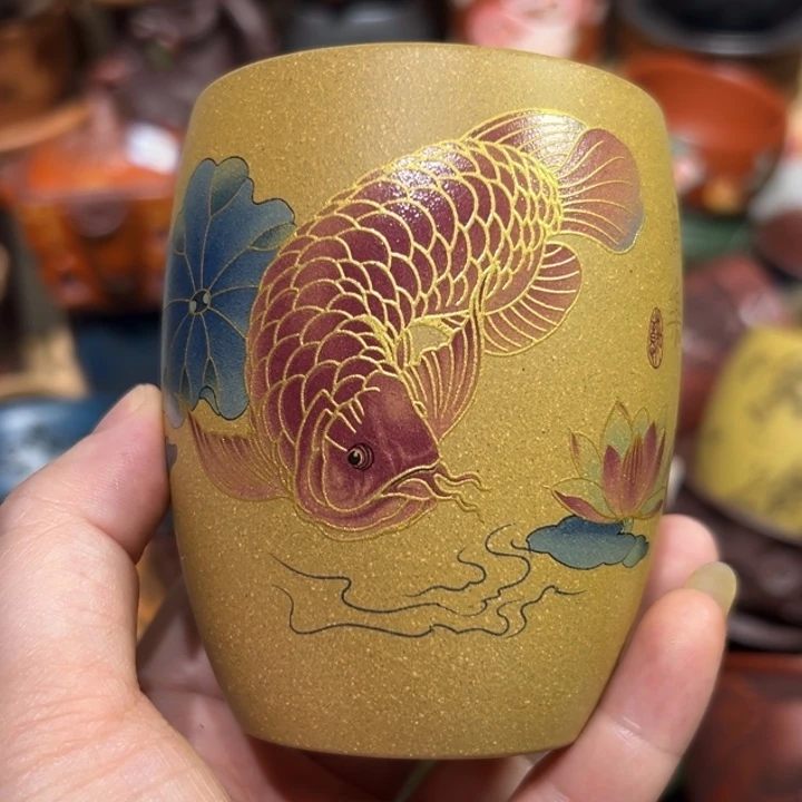 茶杯紫砂宜兴紫砂主人杯